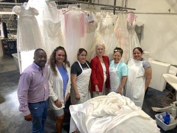 Ernst J.Eloi, Faith Nagy, Betty Mendoza, Ellen Evans, Rocio Lopez, Victoria zambrano (from left to right) 
